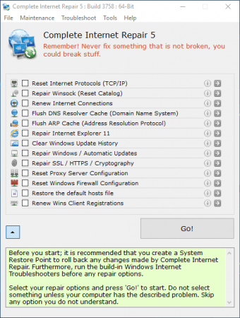 Complete Internet Repair 5.0.0.3758