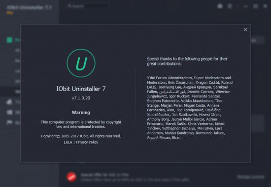 IObit Uninstaller Pro 7.1.0.20 Multilingual