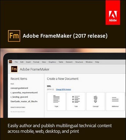 Adobe FrameMaker 2017 v14.0.3 Multilingual