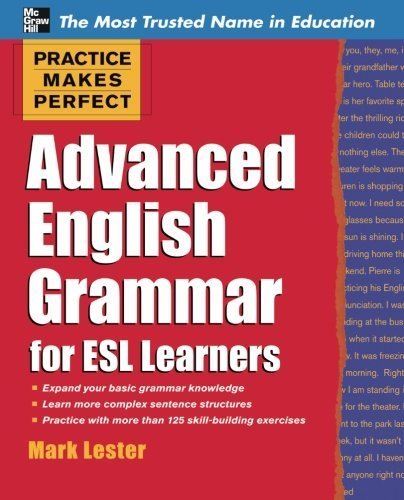 Advanced English Grammar for ESL Learners