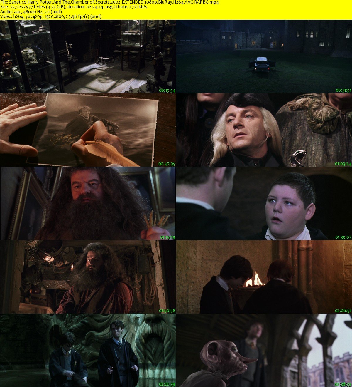 imdb perry potter and the chamber of secrets cast list