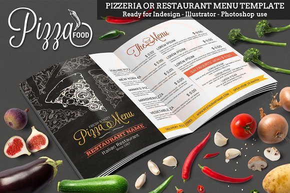 Pizzeria or Restaurant Menu Template 2161629