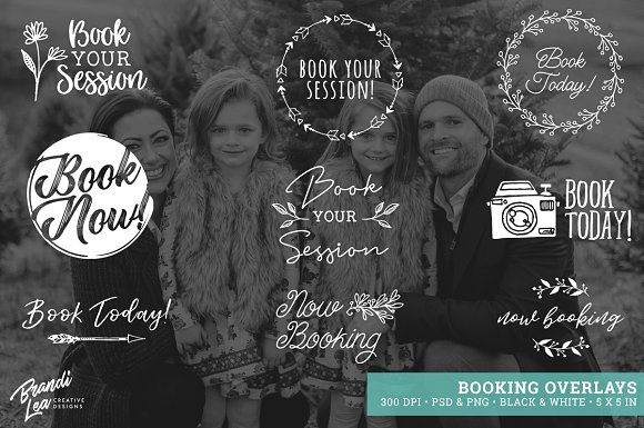 Now Booking Photography Overlays 2162732