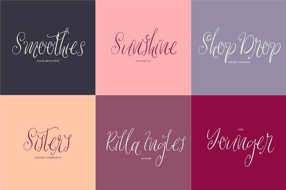 Wallower Script Font 2163143