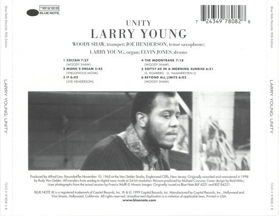 Larry Young - Unity (1965) (RVG Edition, 1999)