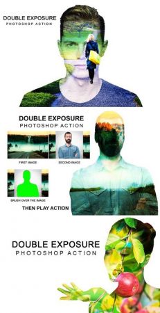 Double Exposure Photoshop Action 2070513 