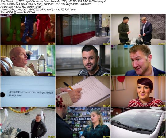 ITV Tonight - Christmas Cons Revealed 2017 720p HDTV x264 AAC MVGroup