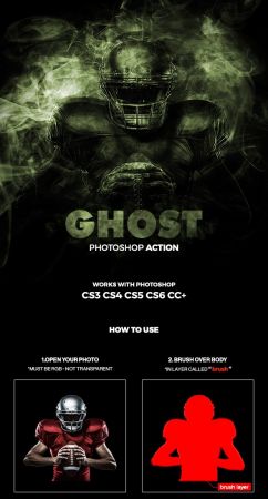 Ghost Photoshop Action 21091200