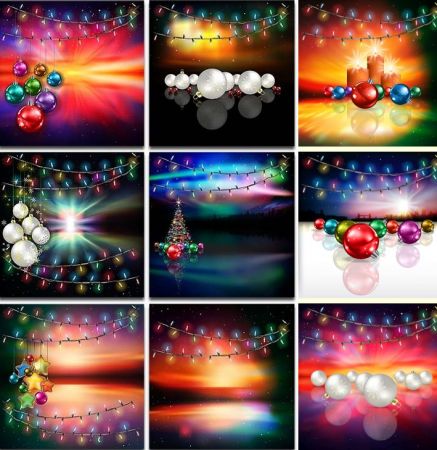 Christmas backgrounds - collection design (part 5)