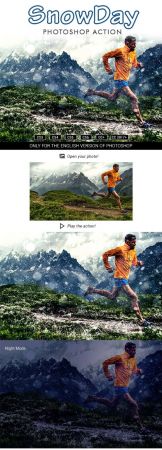 SnowDay Photoshop Action 21079168