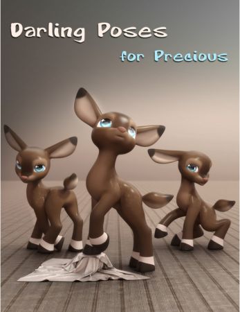 Darling Poses for Precious Deer 