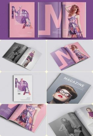GraphicRiver - Magazine Mockup (pack 4)