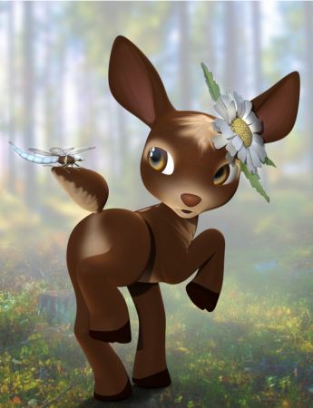 Fanciful Textures for Precious Deer 