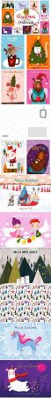 12 Christmas Postcards 2102779
