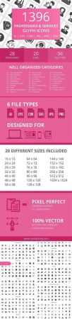 1396 Professions glyph icons 2041572