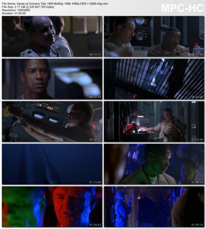 Crimson Tide 1995 BluRay 10Bit 1080p DD5.1 H265-d3g