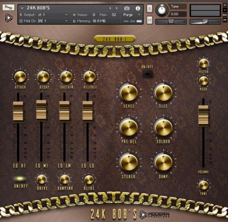 Global Audio Tools 24K 808s KONTAKT