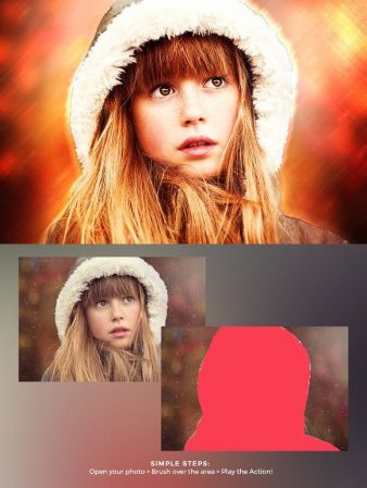 Majestic Lights Photoshop Action 2125679