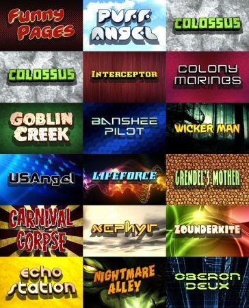 125 Fonts Collection - Dan Zadorozny 