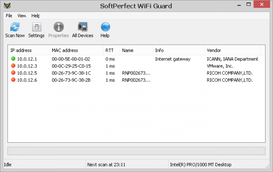 softperfect wifi guard linux free