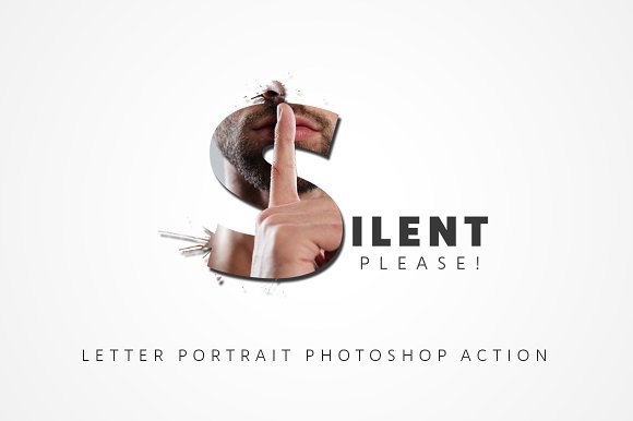 Letter Manipulation Photoshop Action 2144819