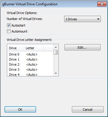 gBurner Virtual Drive 5.2