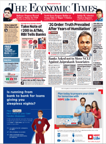 The Economic Times - January 4, 2018 