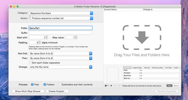 Publicspace A Better Finder Rename 10.25 macOS