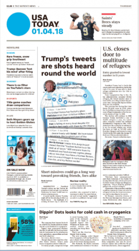 USA Today - 4 January 2018
