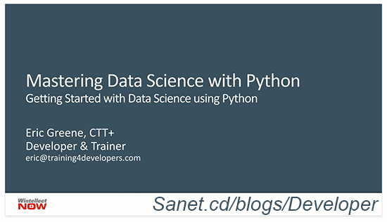 Getting Started with Data Science using Python