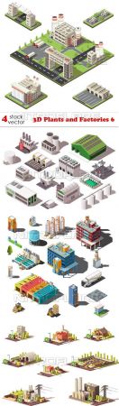 Vectors - 3D Plants and Factories 6