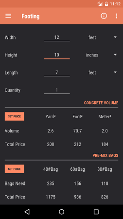 Binder - Concrete Calculator v1.5 Pro
