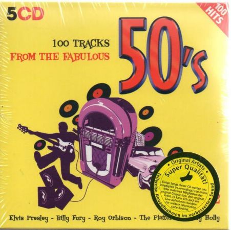 VA - 100 Tracks From The Fabulous 50's Vol 2 (5CD) (2009) MP3