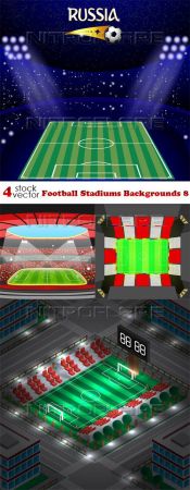 Vectors - Football Stadiums Backgrounds 8