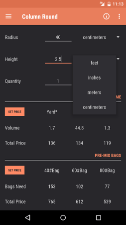 Binder - Concrete Calculator v1.5 Pro