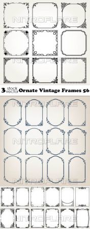 Vectors - Ornate Vintage Frames 56