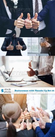 Photos - Businessman with Thumbs Up Set 16