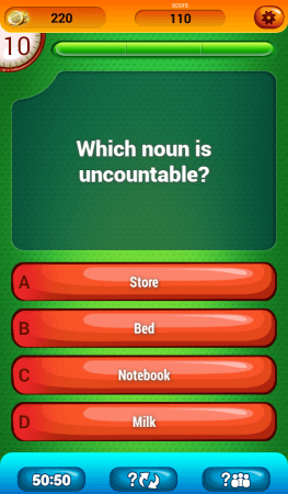 English Grammar Test Level 1 v4.0 (Ad-Free)