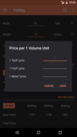 Binder - Concrete Calculator v1.5 Pro