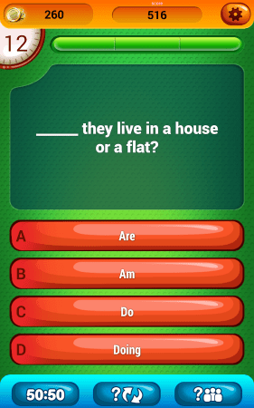 English Grammar Test Level 1 v4.0 (Ad-Free)