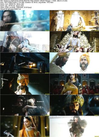 Padmaavat 2018 New 720p HDCAM Hindi+Telugu 1.5GB MovCr