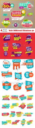Vectors - Sale Different Elements 50