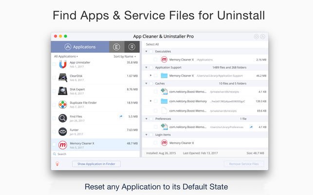 App Cleaner &amp; Uninstaller Pro 4.8.1 macOS