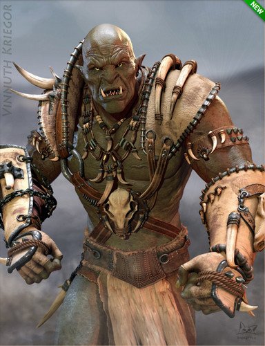 Vinnuth Kriegor Battle Mega Armor for Genesis 8 Male(s) 