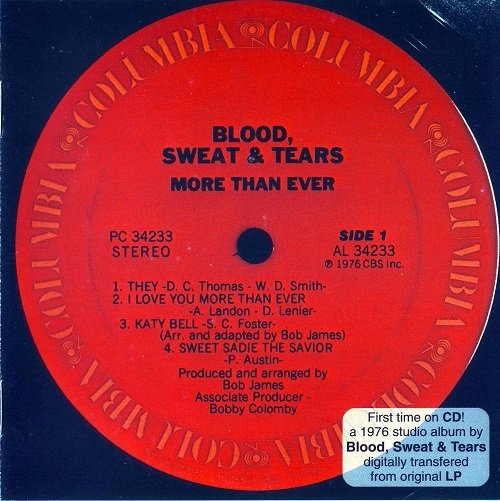 Blood Sweat &amp; Tears - More Than Ever (Reissue) (1976/2003)