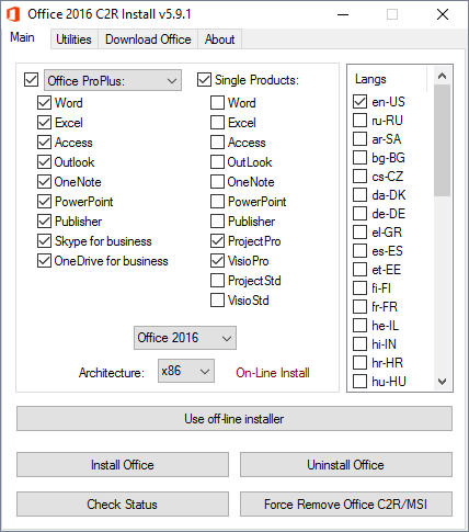 Office 2013-2016 C2R Install 6.0.2 Test 2