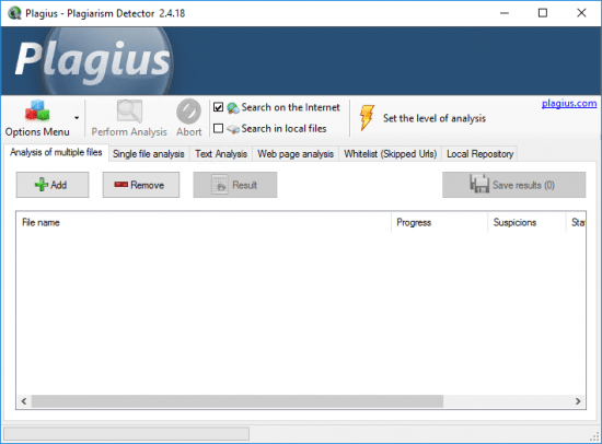 download the new version for iphonePlagius Professional 2.8.6