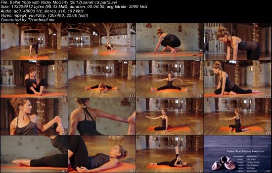 Ballet Yoga with Nicky McGinty 2013, Yoga, Ballet, Pilates
