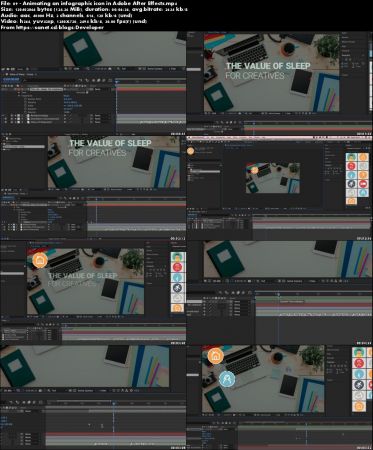 Adobe After Effects CC - Animated Infographic Video &amp; Data Visualisation.