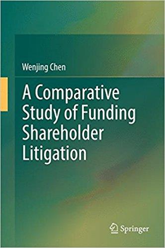 A Comparative Study of Funding Shareholder Litigation